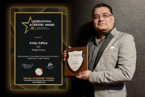 Read more about the article ANDY ADITYA WINS INTERNATIONAL ACHIEVER’S AWARD 2021
