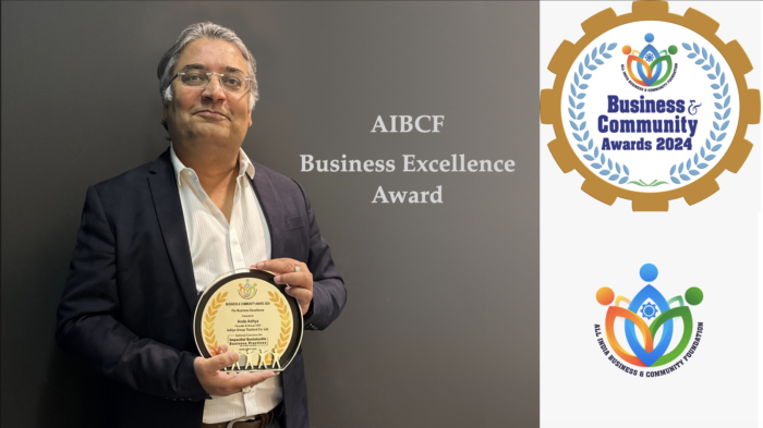 You are currently viewing Ande Aditya, Honored with “AIBCF – Business Excellence Award”