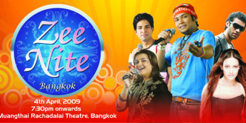 ZEE NITE BANGKOK 2009 – A SPECTACULAR INDIAN MUSIC AND DANCE FIESTA FOR EVERYONE!